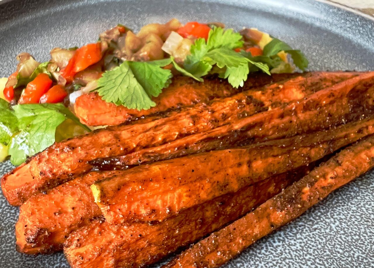 Морковь с индийскими приправами