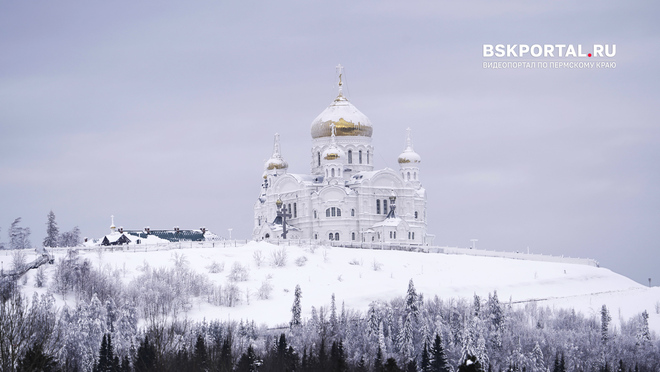 Белогорский монастырь зимой. Зимняя сказка