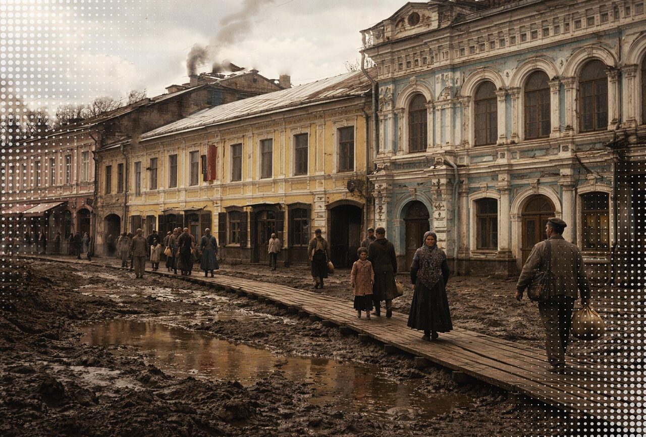 Весна в старой Перми: как выглядел город 100 лет назад