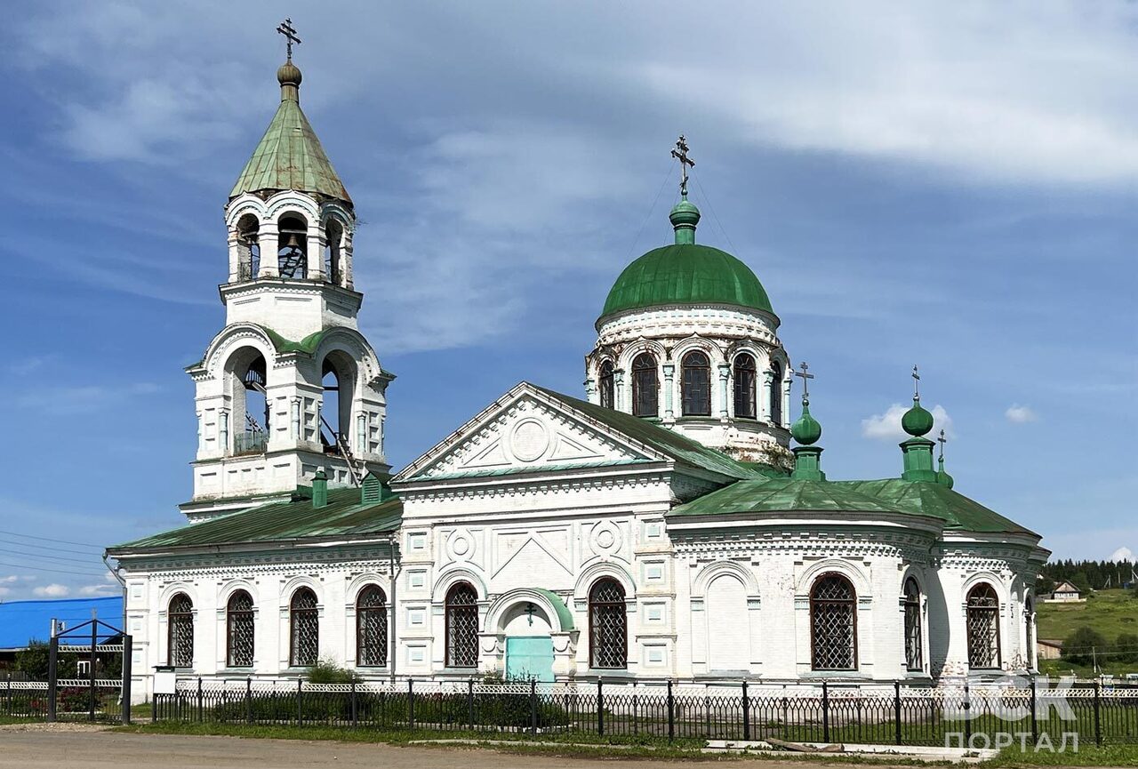 Церковь, которой почти 200 лет. Село Ашап Ординского района