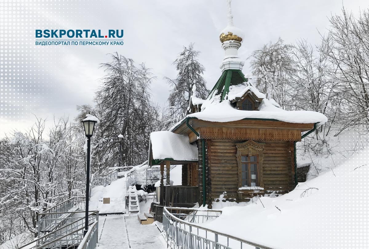Белогорский монастырь зимой