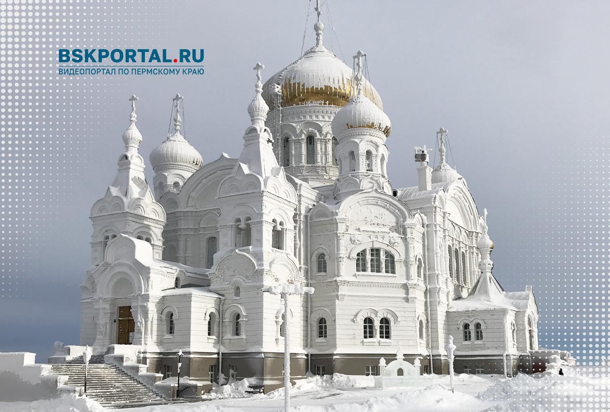 Белогорский монастырь зимой