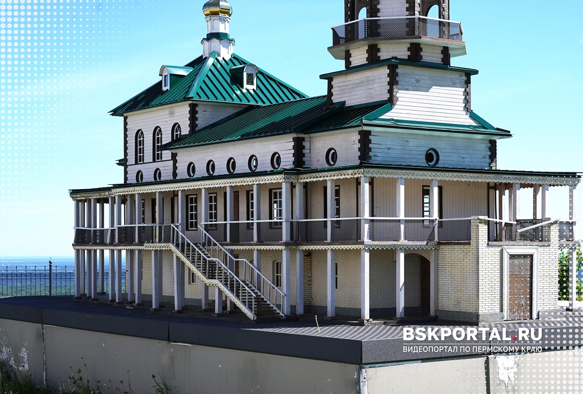 Экспозиция на территории Белогорского монастыря