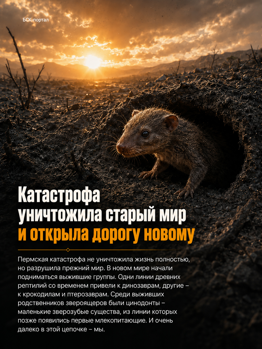 Новый животный мир в Пермском периоде