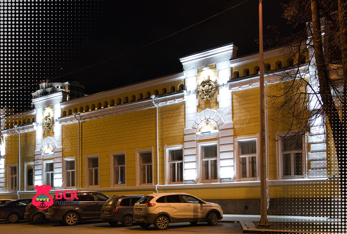 Пермь ночная фото. Дом губернатора