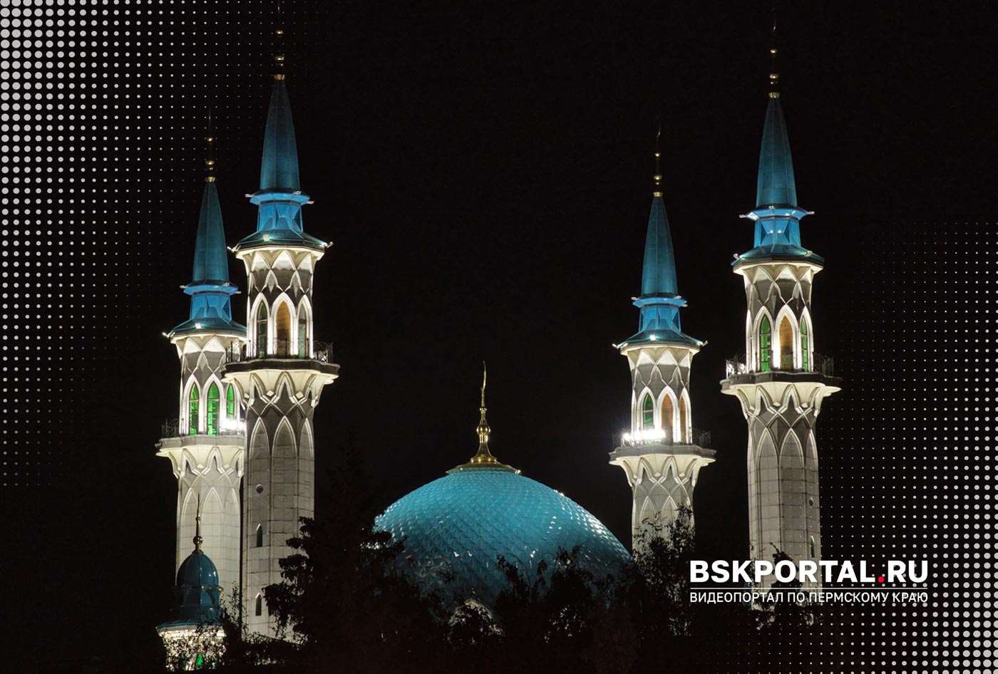 Мечеть Кул-Шариф. Казанский кремль ночью