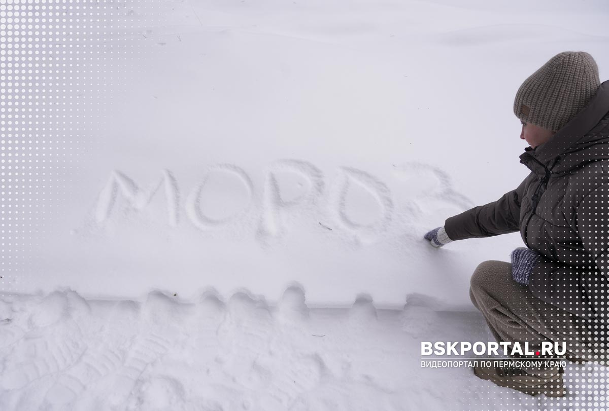 Зима в Перми в лесной зоне Верхняя Курья