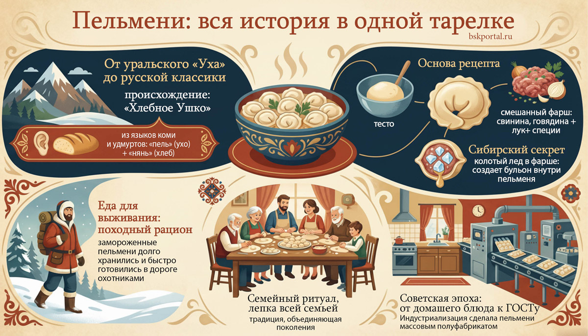 История происхождения пельменей